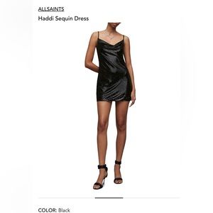 Sequin dress, All Saints, size 4, new